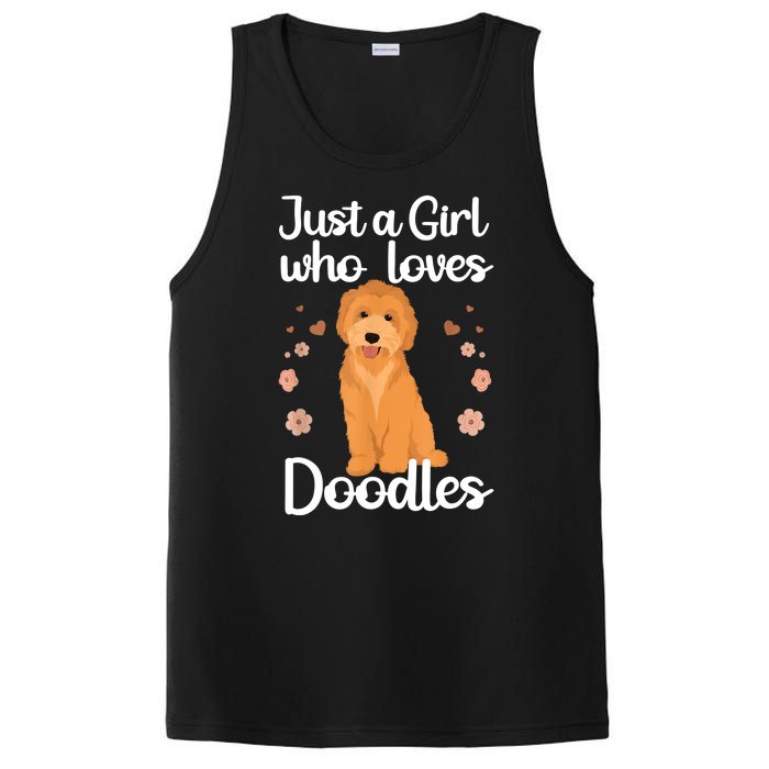 Just A Girl Who Loves Doodles Doodle Dog Lovers PosiCharge Competitor Tank