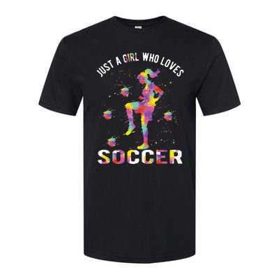 Just A Girl Who Loves Soccer Softstyle® CVC T-Shirt