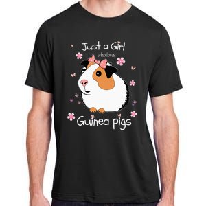 Just A Girl Who Loves Guinea Pigs Cute Pets Lover Gift Adult ChromaSoft Performance T-Shirt