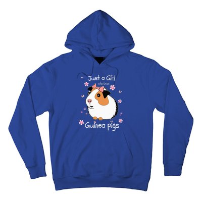 Just A Girl Who Loves Guinea Pigs Cute Pets Lover Gift Hoodie