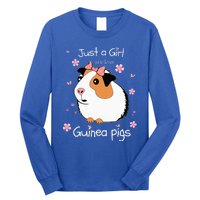 Just A Girl Who Loves Guinea Pigs Cute Pets Lover Gift Long Sleeve Shirt