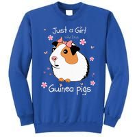 Just A Girl Who Loves Guinea Pigs Cute Pets Lover Gift Sweatshirt