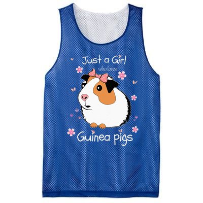 Just A Girl Who Loves Guinea Pigs Cute Pets Lover Gift Mesh Reversible Basketball Jersey Tank