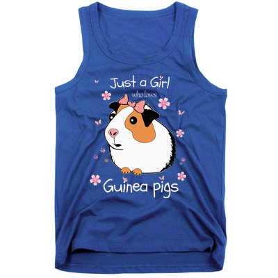 Just A Girl Who Loves Guinea Pigs Cute Pets Lover Gift Tank Top