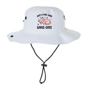 Just A Girl Who Loves Cats Legacy Cool Fit Booney Bucket Hat