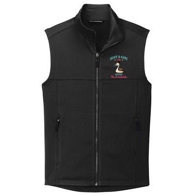 Just A Girl Who Loves The Puteketeke Great Crested Grebe Collective Smooth Fleece Vest