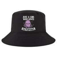 Just A Girl Who Loves Octopuses Cute Squid Octopus Costume Cool Comfort Performance Bucket Hat