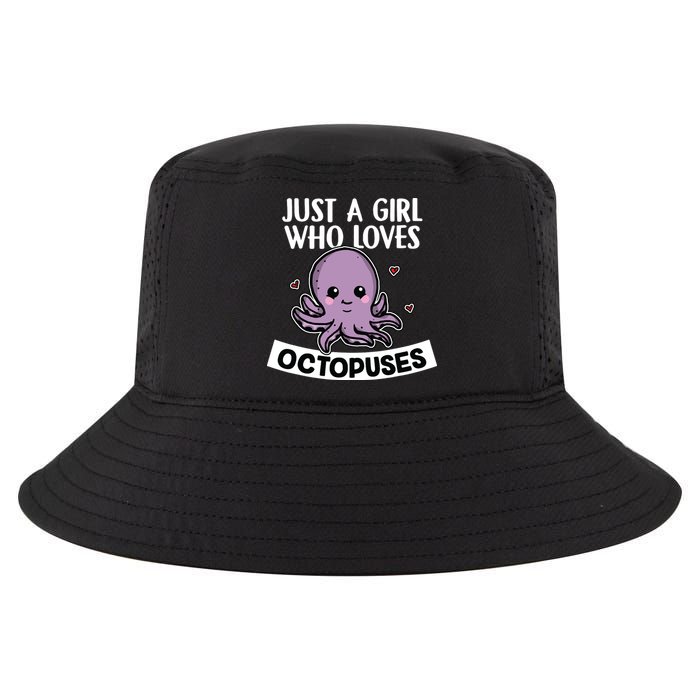 Just A Girl Who Loves Octopuses Cute Squid Octopus Costume Cool Comfort Performance Bucket Hat