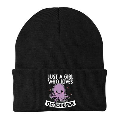 Just A Girl Who Loves Octopuses Cute Squid Octopus Costume Beanie