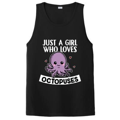 Just A Girl Who Loves Octopuses Cute Squid Octopus Costume PosiCharge Competitor Tank