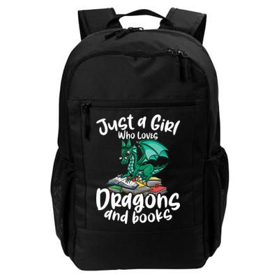 Just A Girl Who Loves Dragons And Books Reading Dragon Backpack