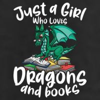 Just A Girl Who Loves Dragons And Books Reading Dragon Adult Drive Performance Visor