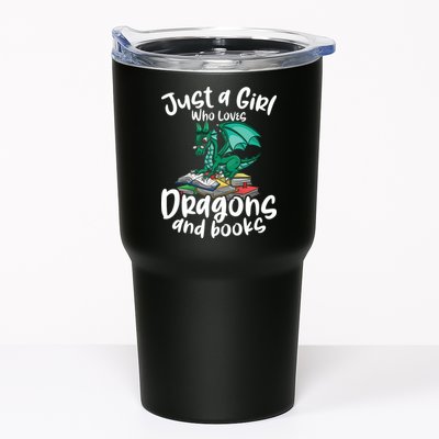 Just A Girl Who Loves Dragons And Books Reading Dragon Tumbler