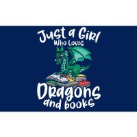 Just A Girl Who Loves Dragons And Books Reading Dragon Bumper Sticker