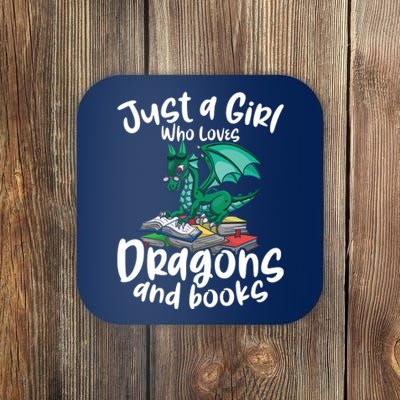 Just A Girl Who Loves Dragons And Books Reading Dragon Coaster