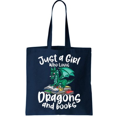 Just A Girl Who Loves Dragons And Books Reading Dragon Bag