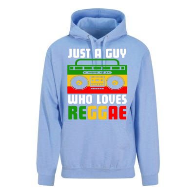 Just A Guy Who Loves Reggae Unisex Surf Hoodie