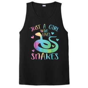 Just A Girl Who Loves Snakes Cute Snake Themed Lover Girl PosiCharge Competitor Tank