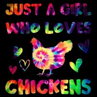 Just A Girl Who Loves Chickens Girl Farmer (3) Women's Crop Top Tee