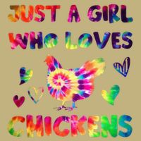 Just A Girl Who Loves Chickens Girl Farmer (3) Cooling Performance Crew T-Shirt
