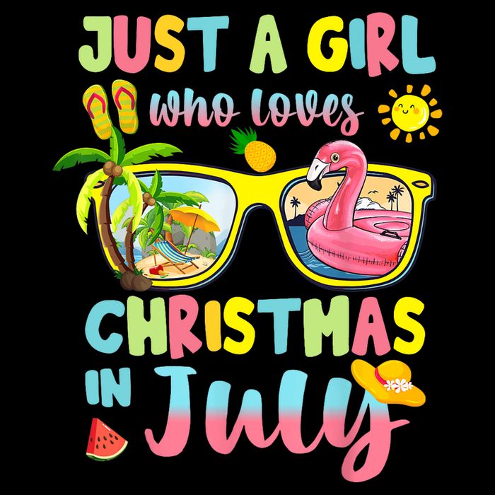 Just A Girl Who Loves Christmas In July Summer Wo Impact Tech Backpack