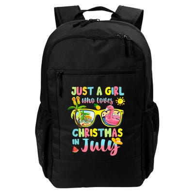 Just A Girl Who Loves Christmas In July Summer Wo Backpack