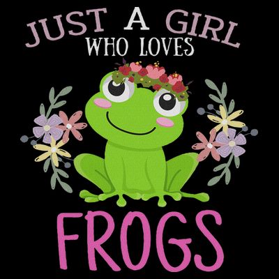 Just A Girl Who Loves Frogs Frogs Lover T-Shirt