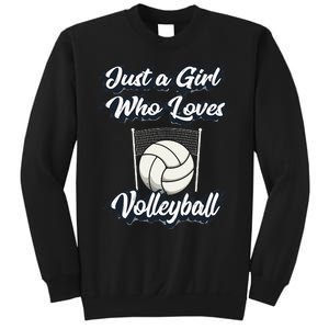 Just A Girl Who Love Volleyball Cute Gift Teen & Women Sweatshirt