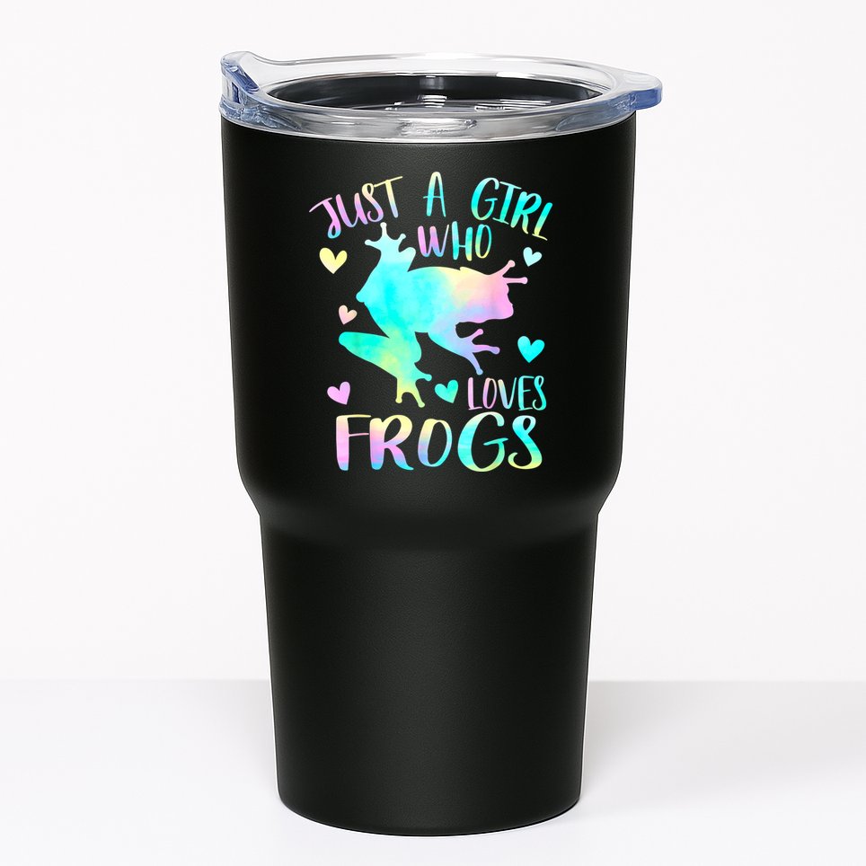 Just A Girl Who Loves Frogs Cute Frog Lover Teen Girls Tumbler