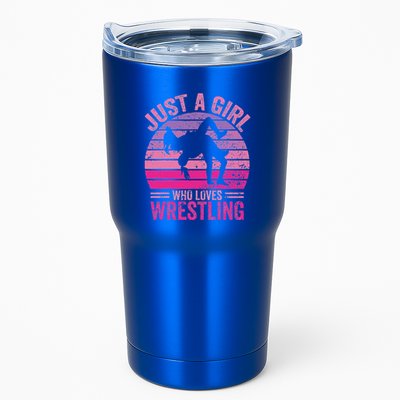 Just A Girl Who Loves Wrestling Tumbler