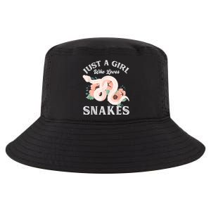 Just A Girl Who Loves Snakes Cool Comfort Performance Bucket Hat