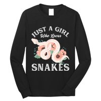 Just A Girl Who Loves Snakes Long Sleeve Shirt