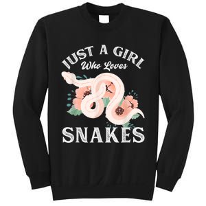 Just A Girl Who Loves Snakes Sweatshirt