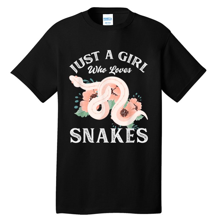 Just A Girl Who Loves Snakes Tall T-Shirt