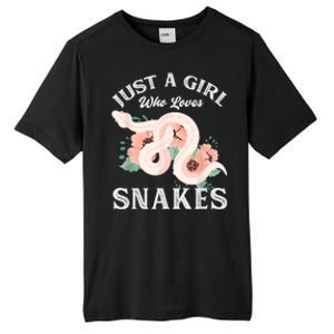 Just A Girl Who Loves Snakes Tall Fusion ChromaSoft Performance T-Shirt