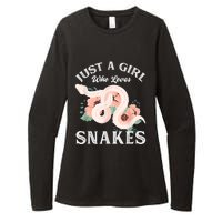 Just A Girl Who Loves Snakes Womens CVC Long Sleeve Shirt