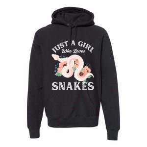 Just A Girl Who Loves Snakes Premium Hoodie