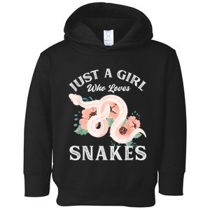 Just A Girl Who Loves Snakes Toddler Hoodie