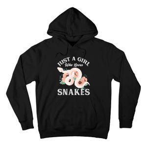 Just A Girl Who Loves Snakes Tall Hoodie