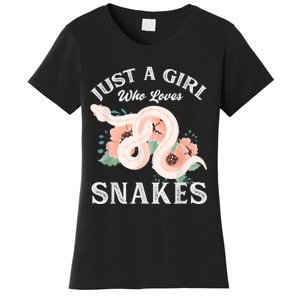 Just A Girl Who Loves Snakes Women's T-Shirt