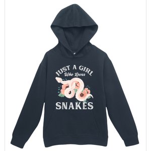 Just A Girl Who Loves Snakes Urban Pullover Hoodie