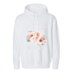 Just A Girl Who Loves Snakes Garment-Dyed Fleece Hoodie