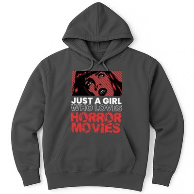 Just A Girl Who Loves Horror Movies Halloween Costume Hoodie