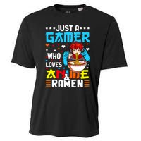 Just A Gamer Who Loves Anime And Ra Boy Cooling Performance Crew T-Shirt