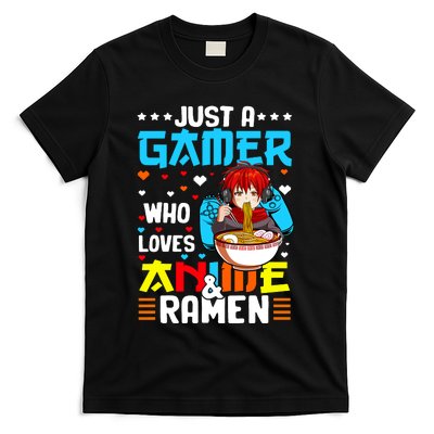 Just A Gamer Who Loves Anime And Ra Boy T-Shirt