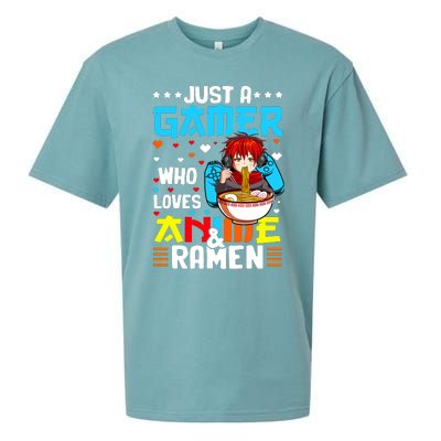 Just A Gamer Who Loves Anime And Ra Boy Sueded Cloud Jersey T-Shirt