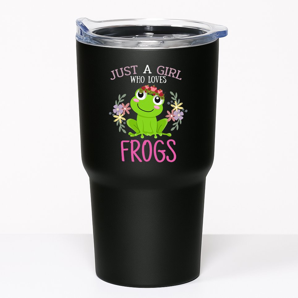 Just A Girl Who Loves Frogs Frogs Lover Tumbler