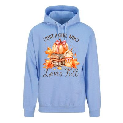 Just A Girl Who Loves Pumpkin Spice Unisex Surf Hoodie