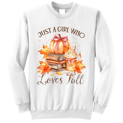 Just A Girl Who Loves Pumpkin Spice Sweatshirt