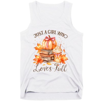 Just A Girl Who Loves Pumpkin Spice Tank Top